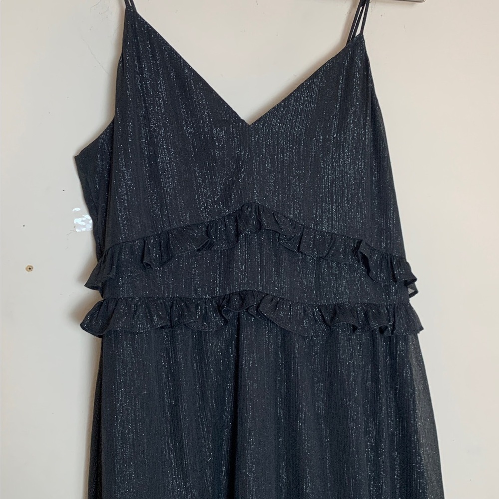 Madewell Shimmer Ruffle Cami Dress Size 2 - Picture 5 of 8